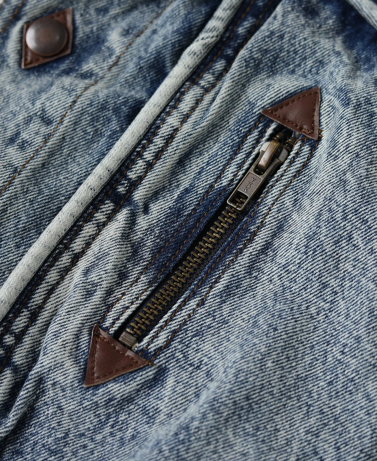 1980s Snow Wash Denim Jacket