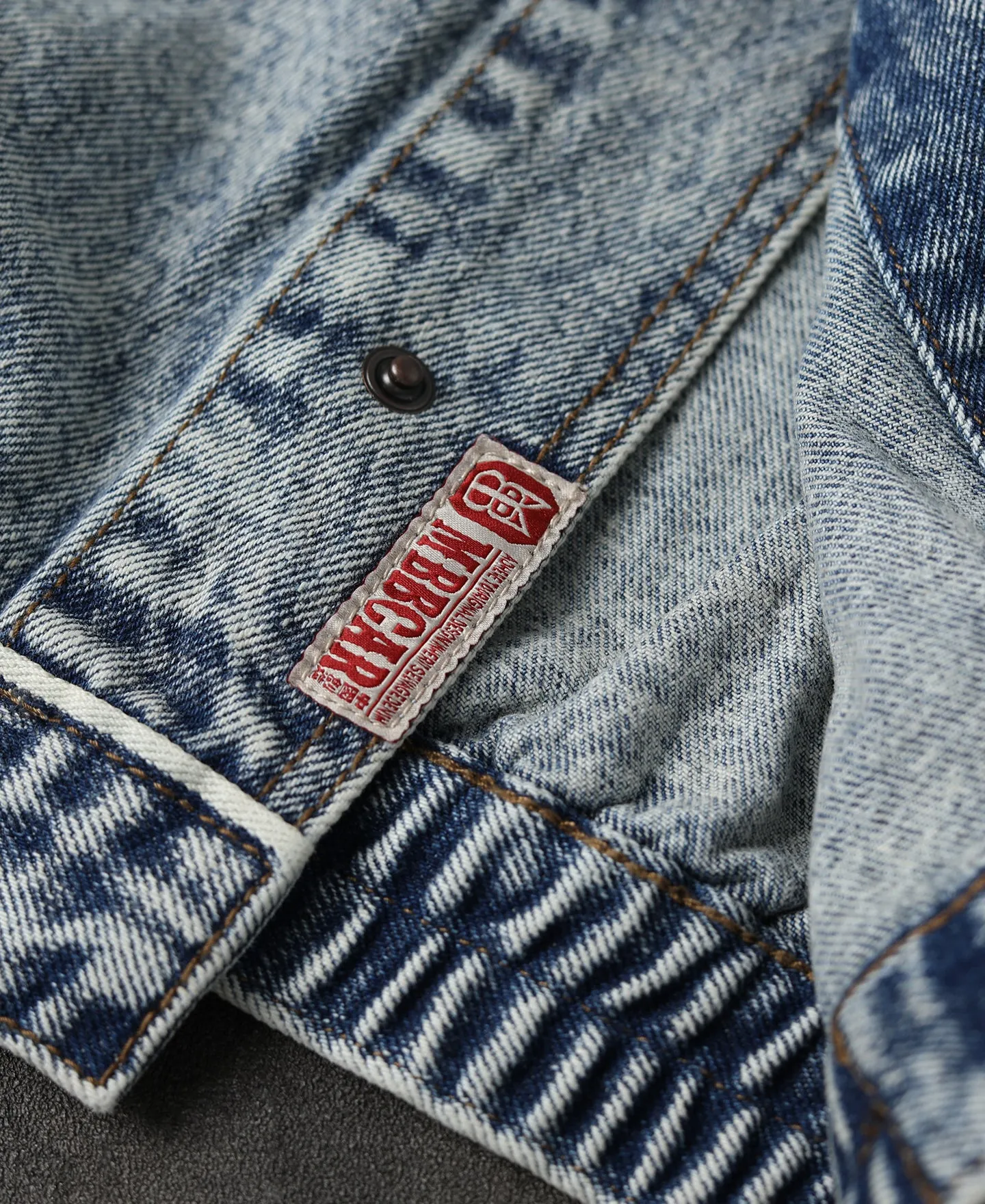 1980s Snow Wash Denim Jacket