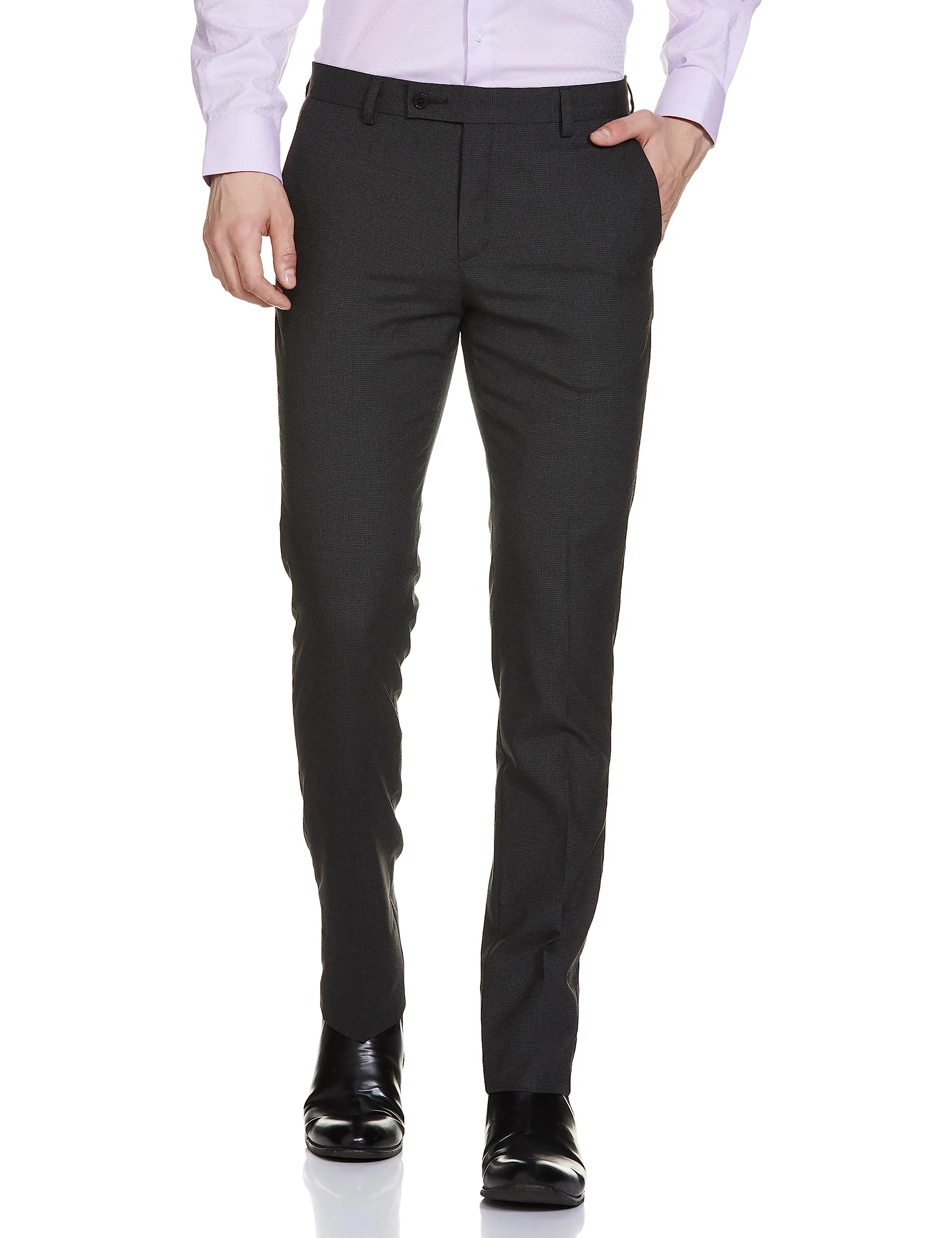 Arrow Men's Tailored Pants (ARADOTR3072_Black