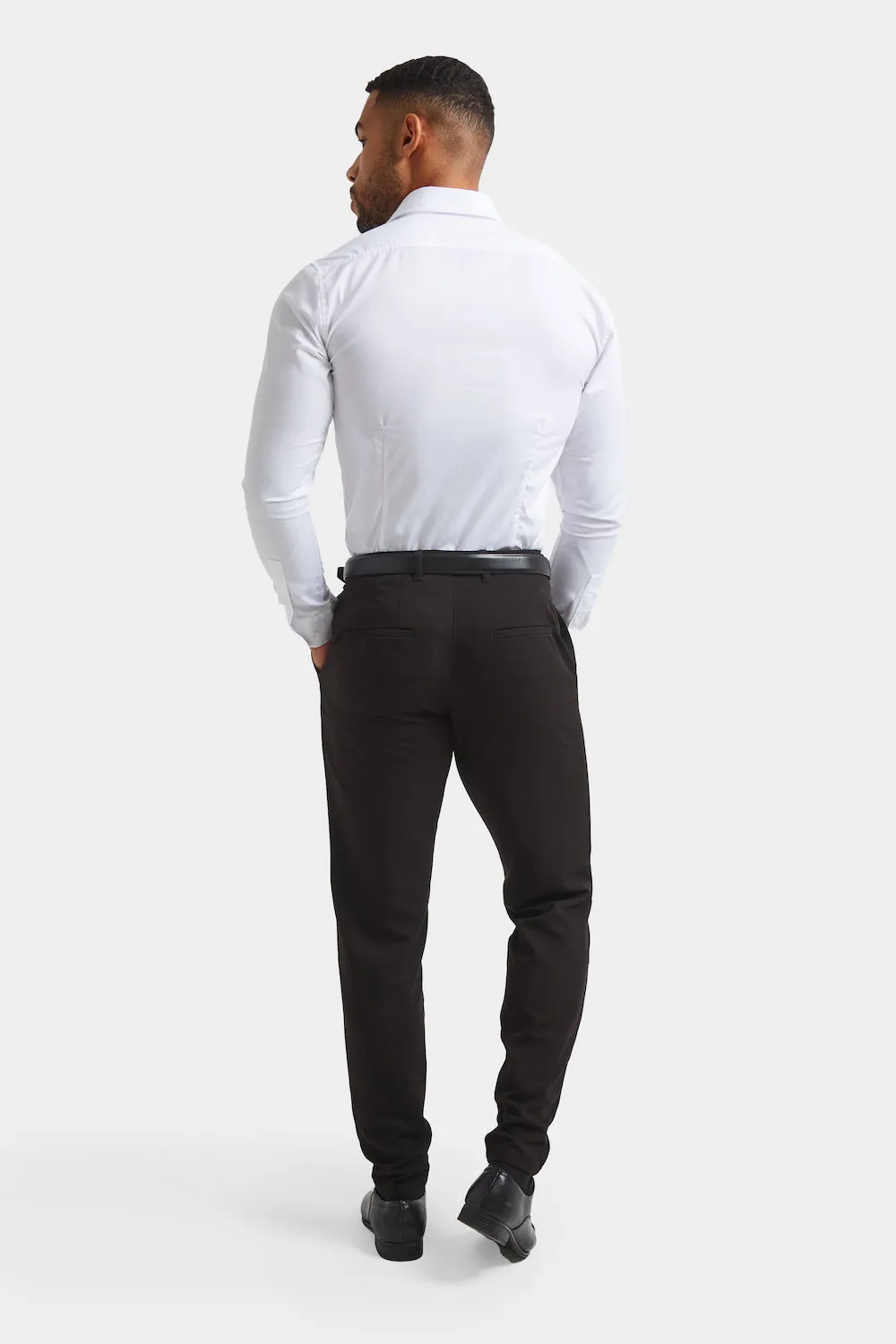 Athletic Fit Dress Shirt in White