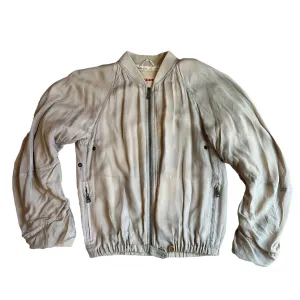 Beige Bomber Jacket - S