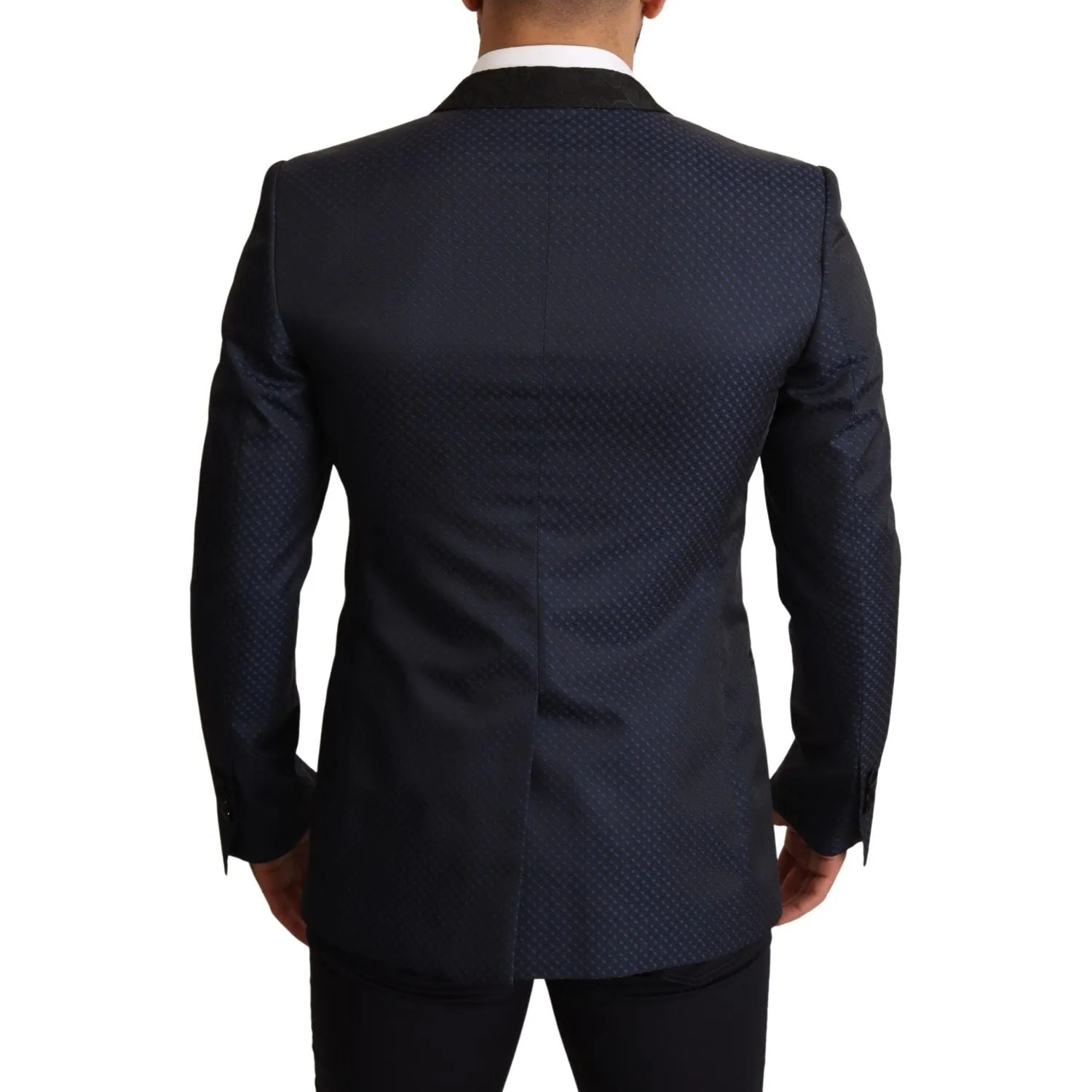 Dolce & Gabbana Elegant Blue Slim Fit Martini Blazer