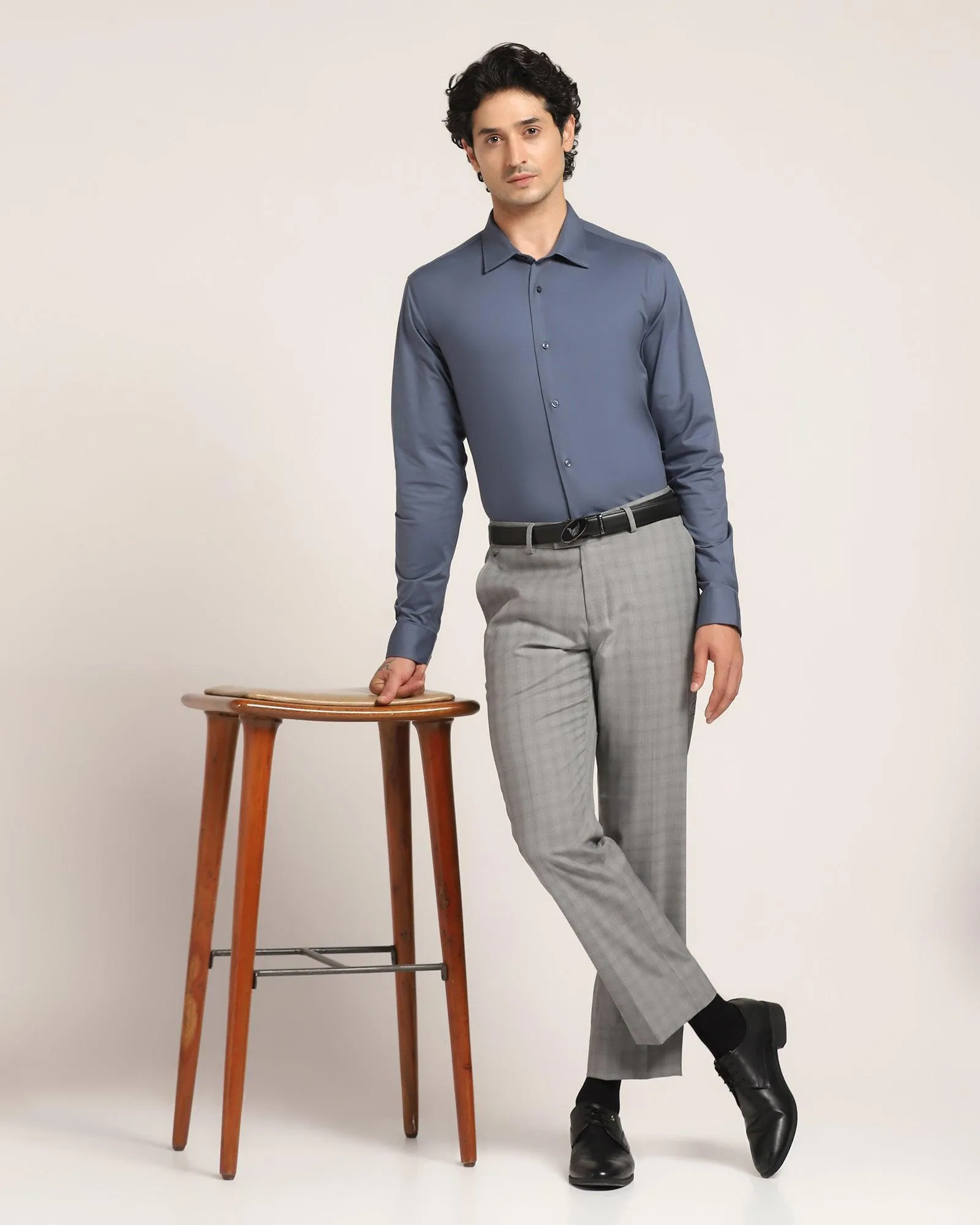 Formal Navy Solid Shirt - Sofok