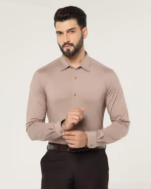 Formal Plum Solid Shirt - Sofok