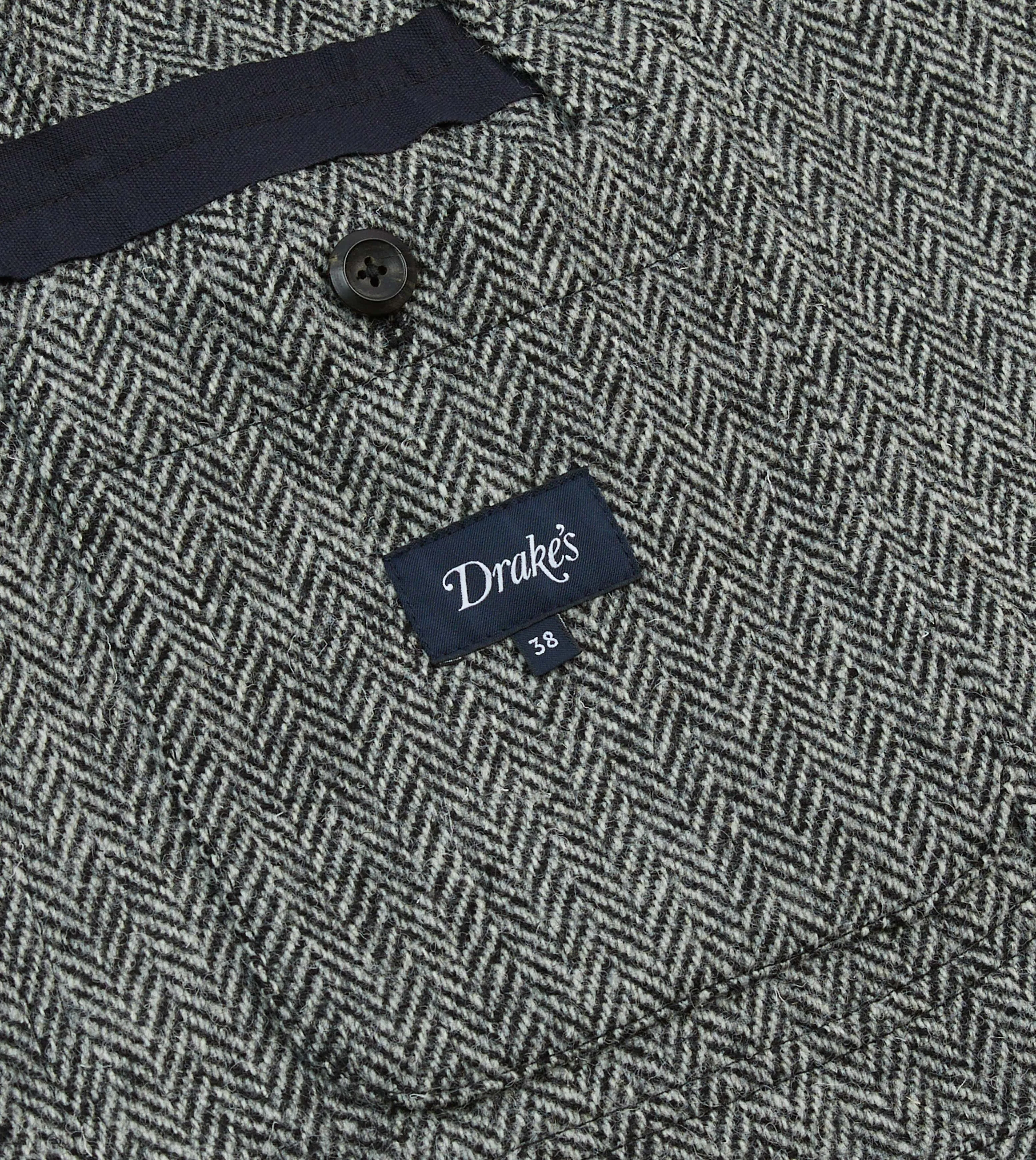 Grey Herringbone Harris Tweed Games Blazer Mk. VII