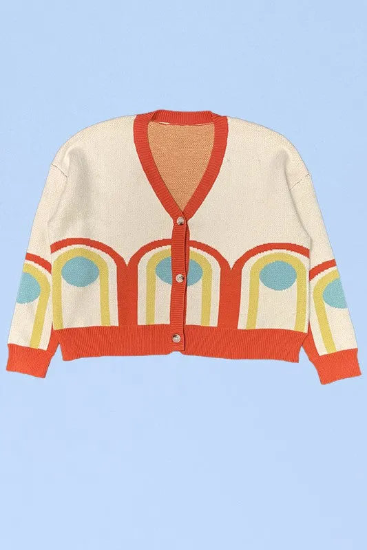 Hollywood Retro Arch Cardigan