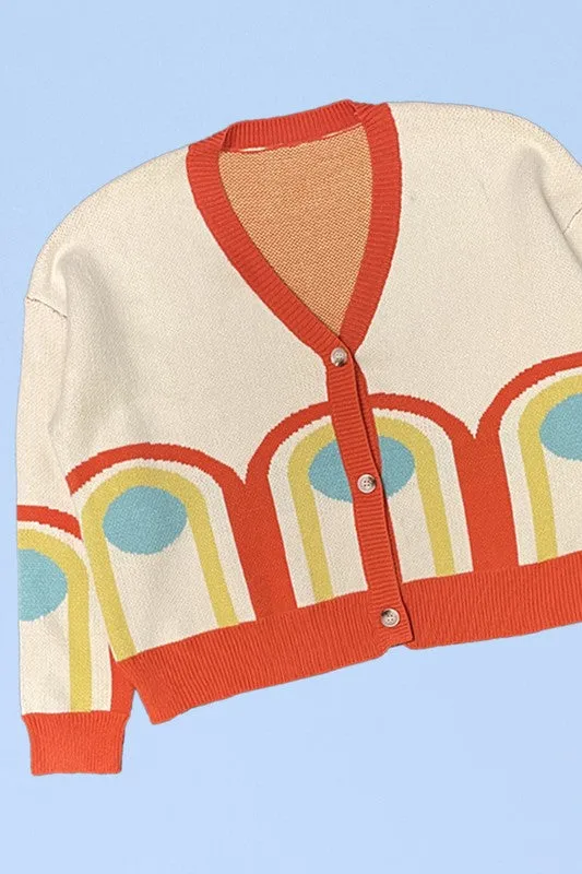 Hollywood Retro Arch Cardigan