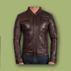 Ifty Genuine Leather Jacket IJ-08