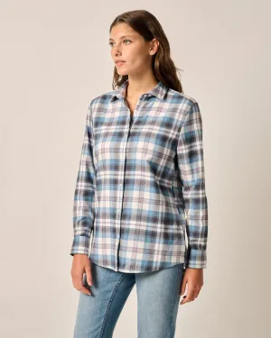 Inez Flannel Button-Up Shirt