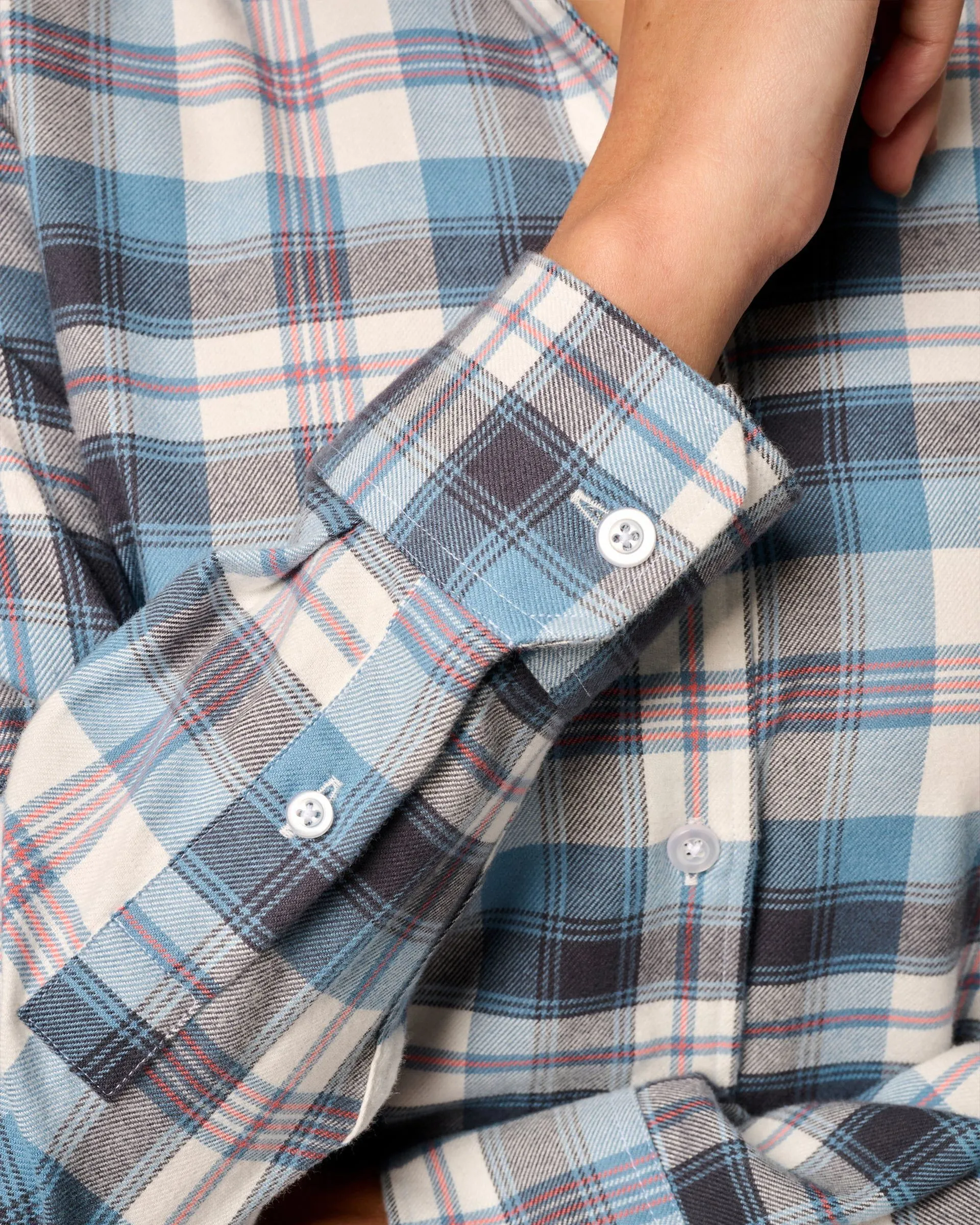 Inez Flannel Button-Up Shirt