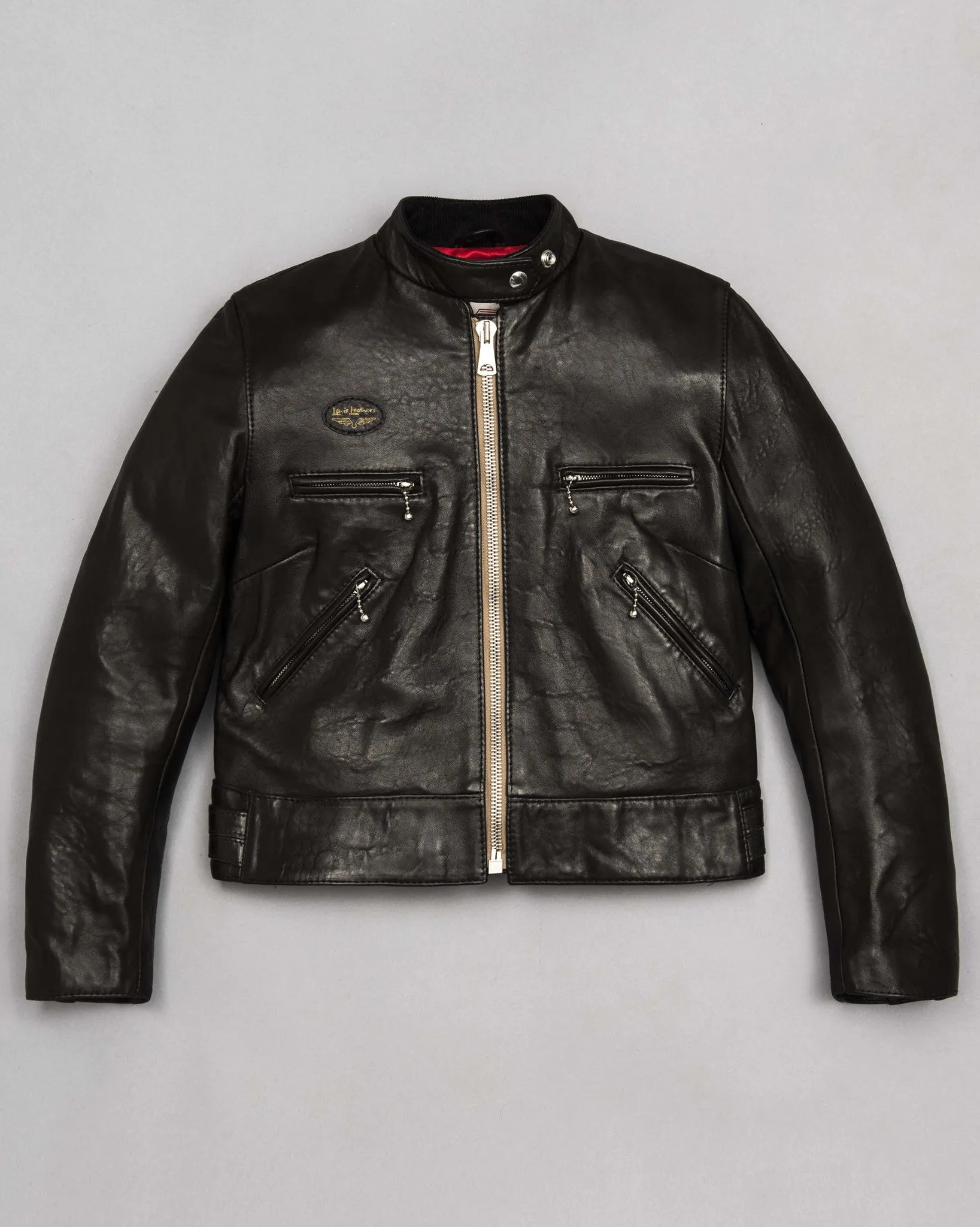 Lewis Leathers Ladies Super Sportsman in Black Sheepskin