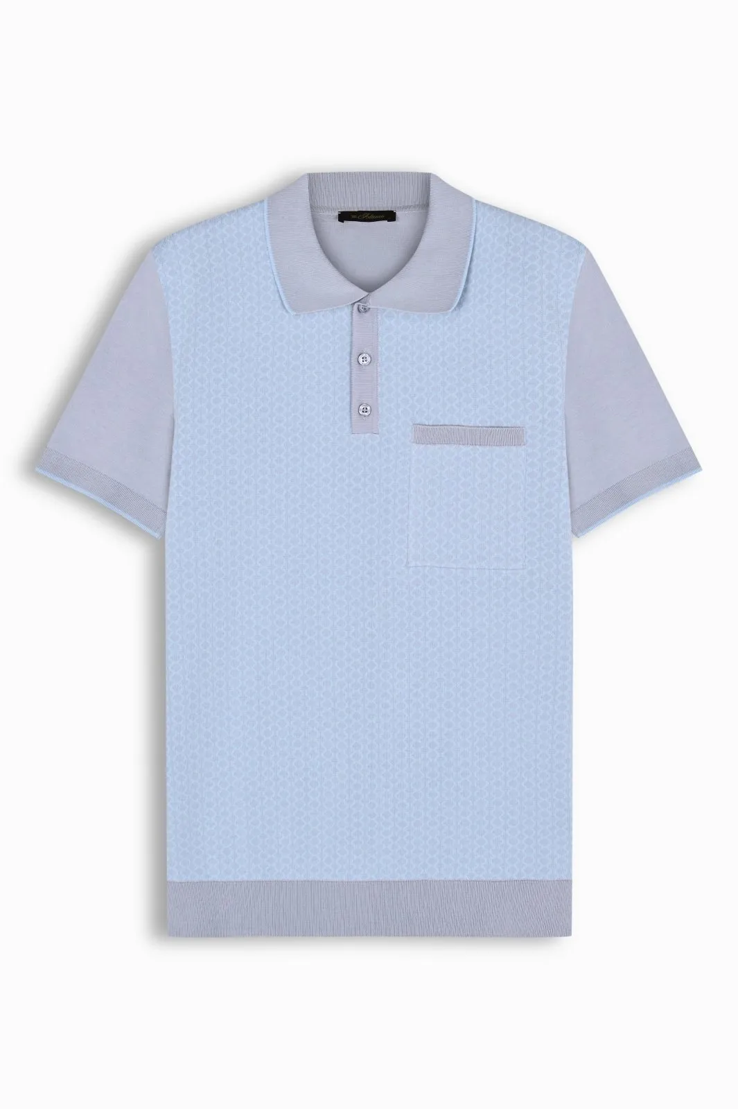 Light Sky Blue Cotton Polo Shirt