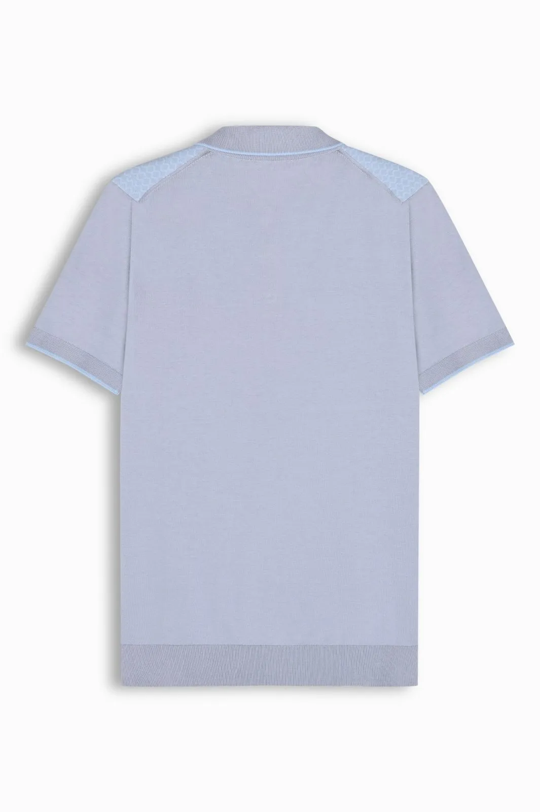 Light Sky Blue Cotton Polo Shirt