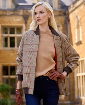 Louise Langley Tweed Bomber Jacket