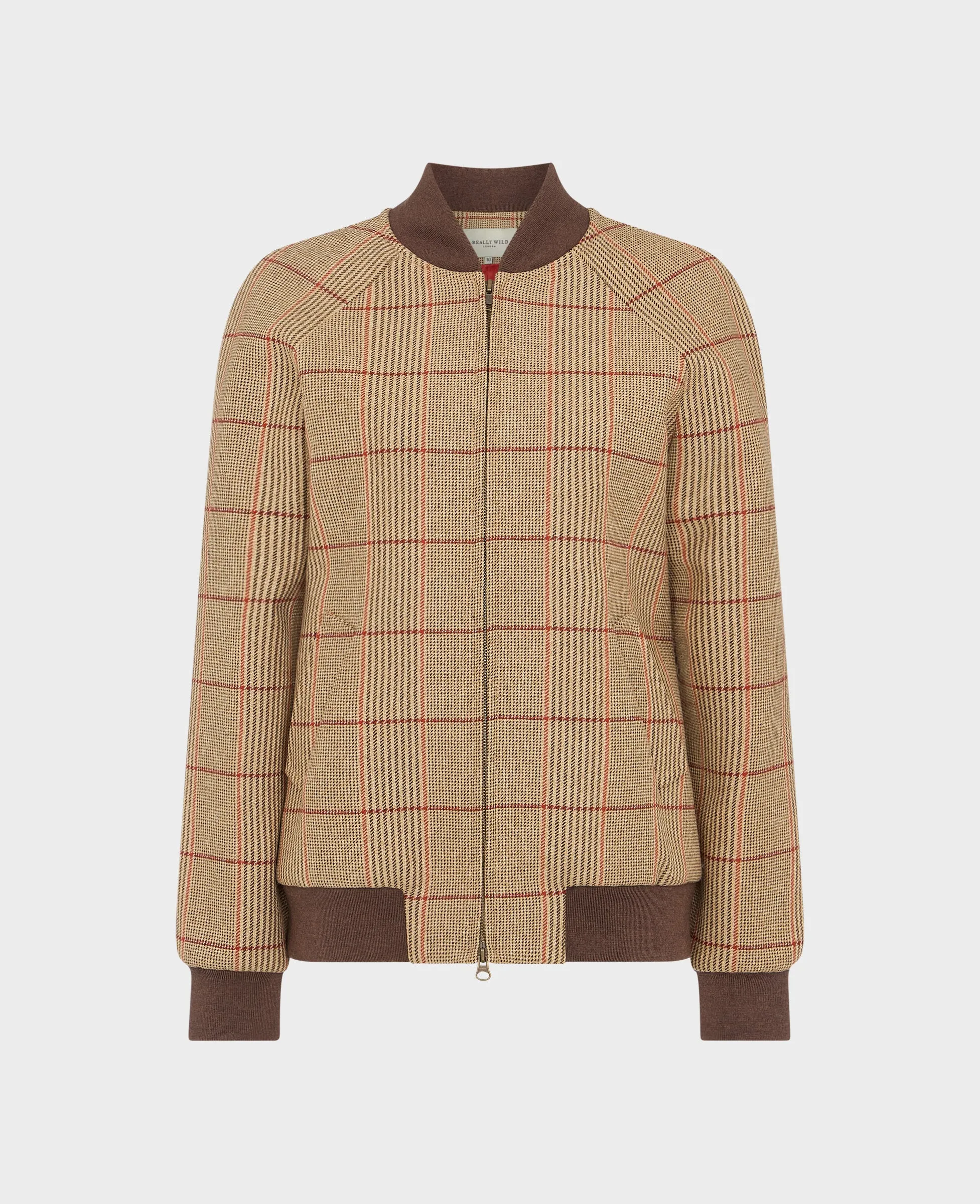 Louise Langley Tweed Bomber Jacket