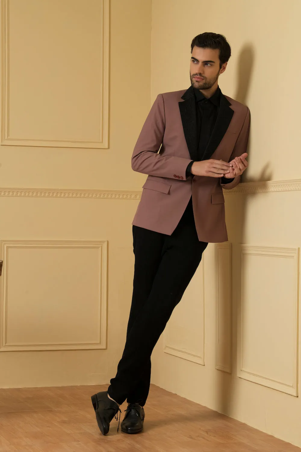 Men's Dark Mauve Blazer - Hilo Design