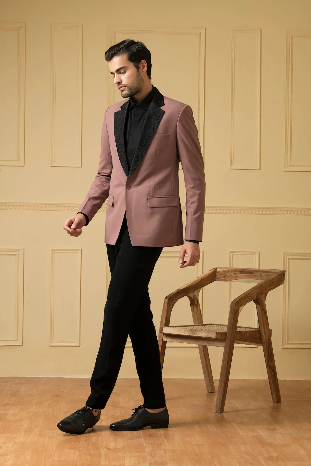 Men's Dark Mauve Blazer - Hilo Design