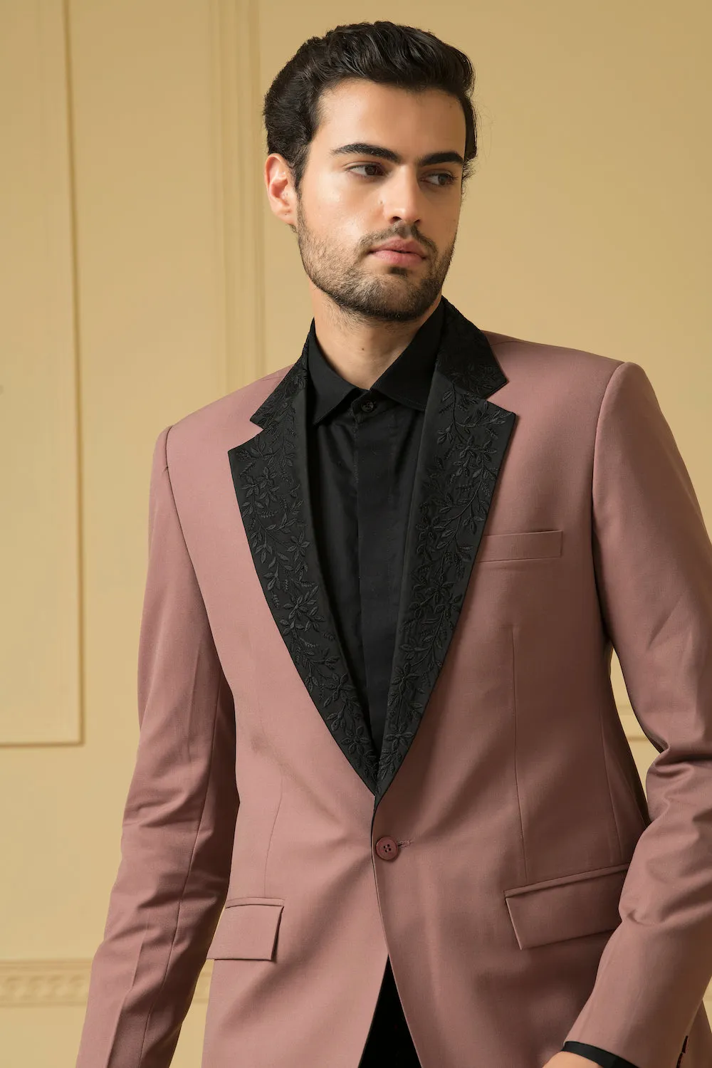 Men's Dark Mauve Blazer - Hilo Design