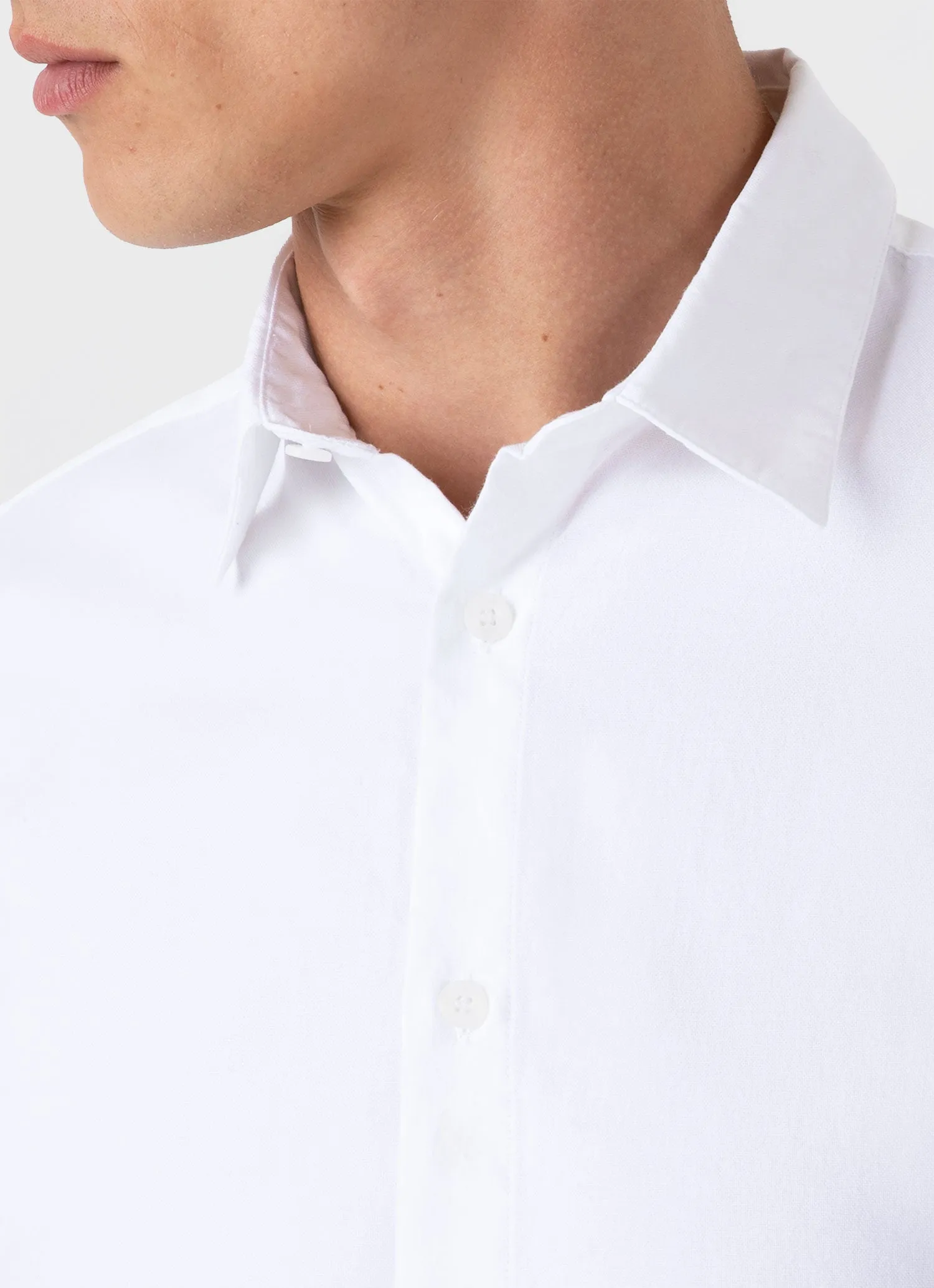 Men's Oxford Shirt in White