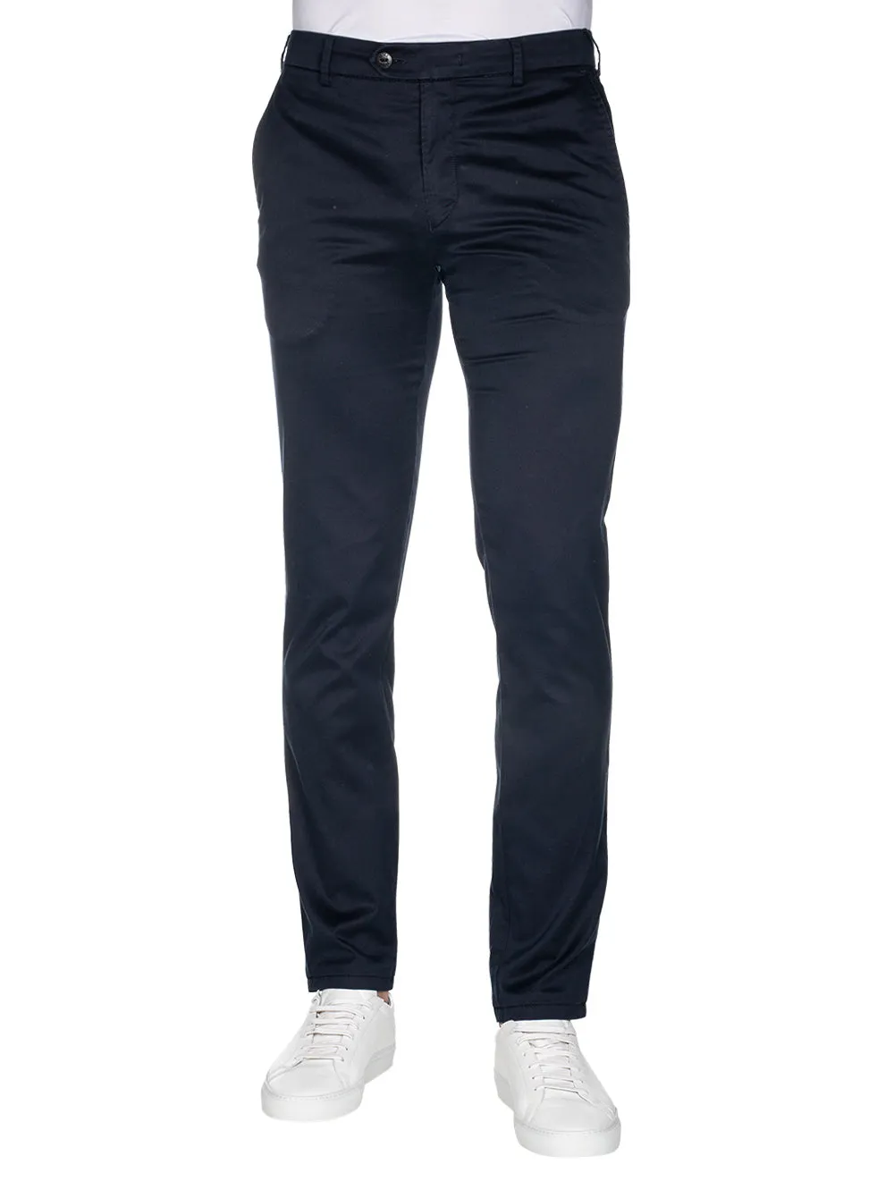 Navy Lupus Sea Island Cotton Chino