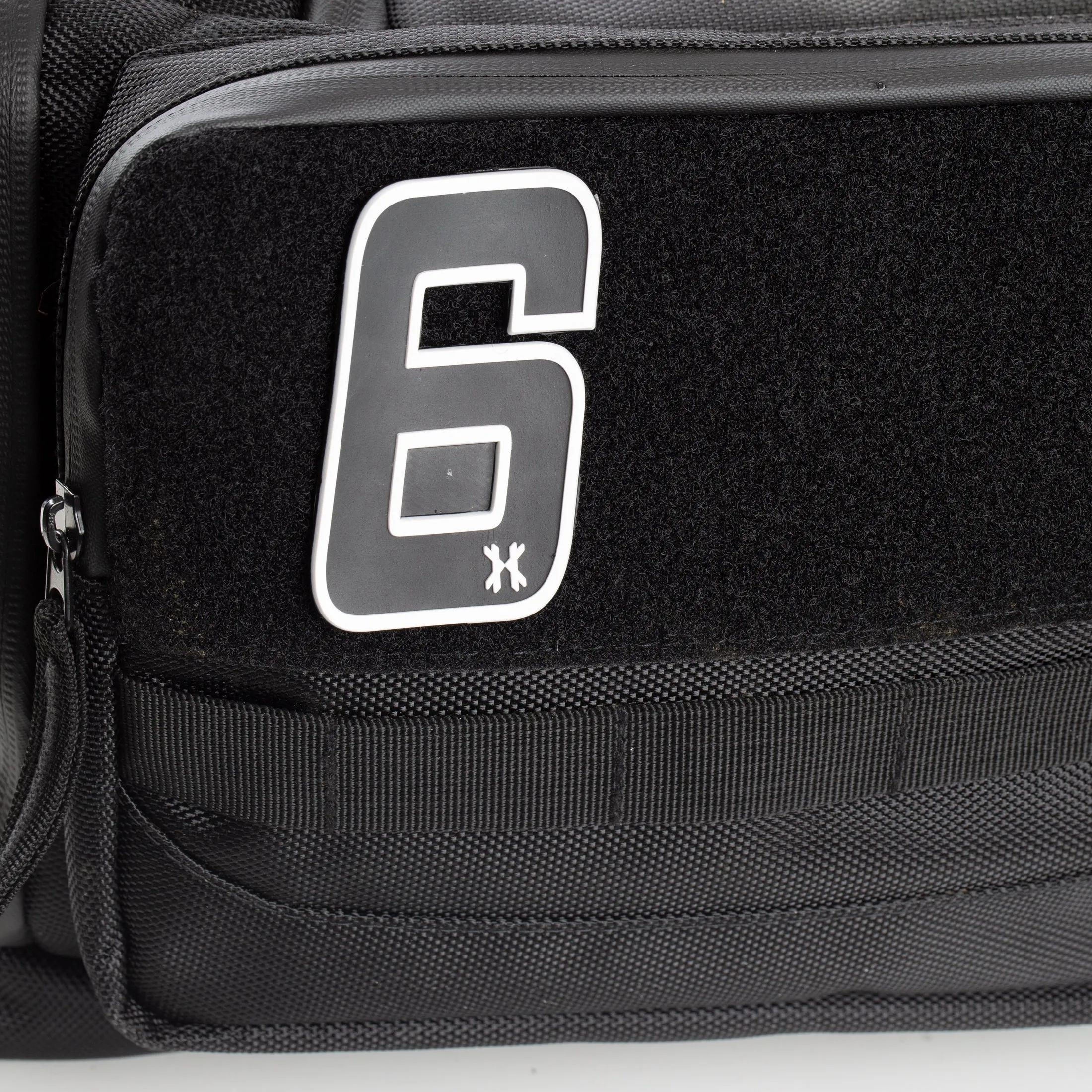 Number "6" Rubber Velcro Patch