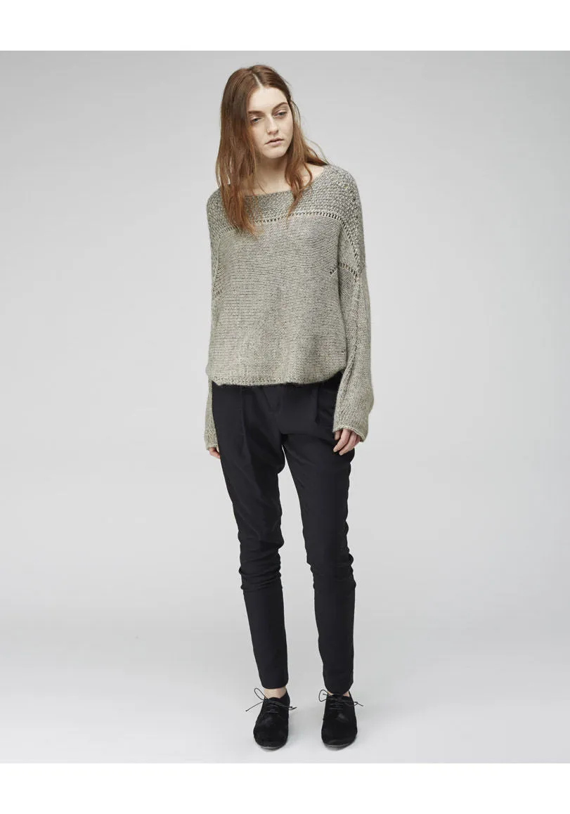 Polar Knit Cropped Sweater