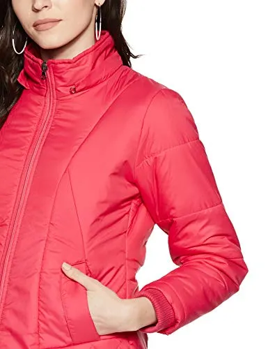 Qube By Fort Collins Women's Parka Coat Jacket Pink L