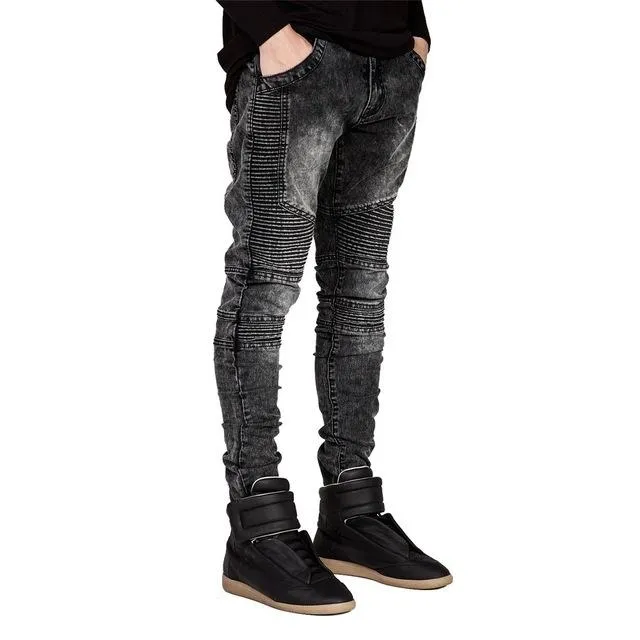 Runway Slim Racer Biker Jeans