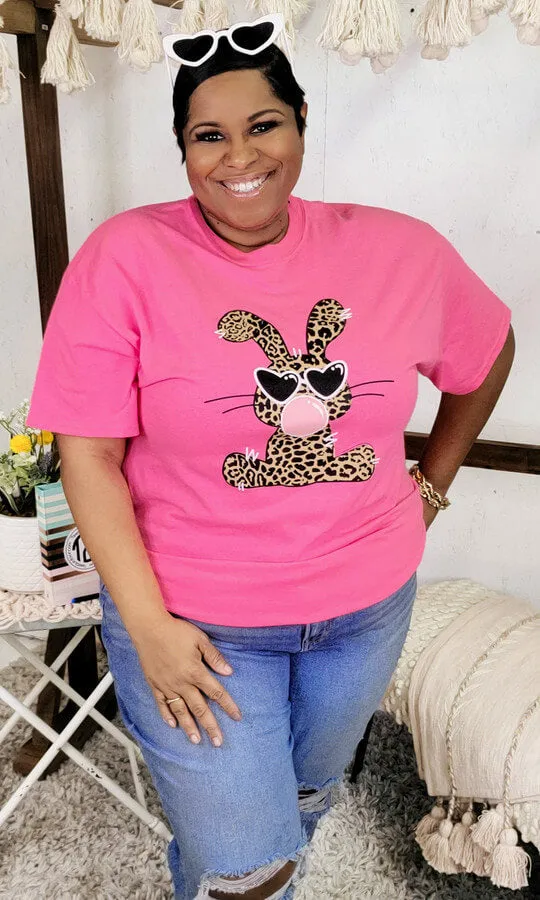 Sassy Leopard Easter Tee