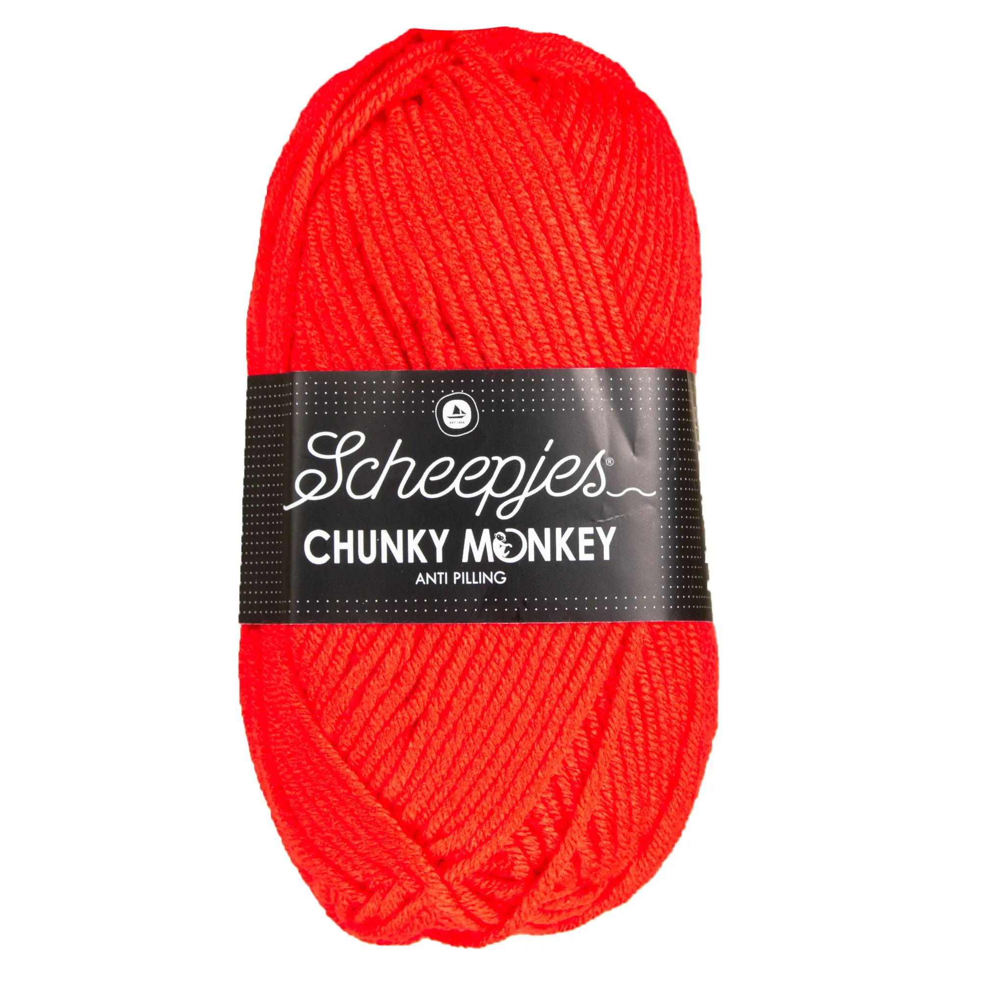 Scheepjes Chunky Monkey Yarn - 1010 Scarlet