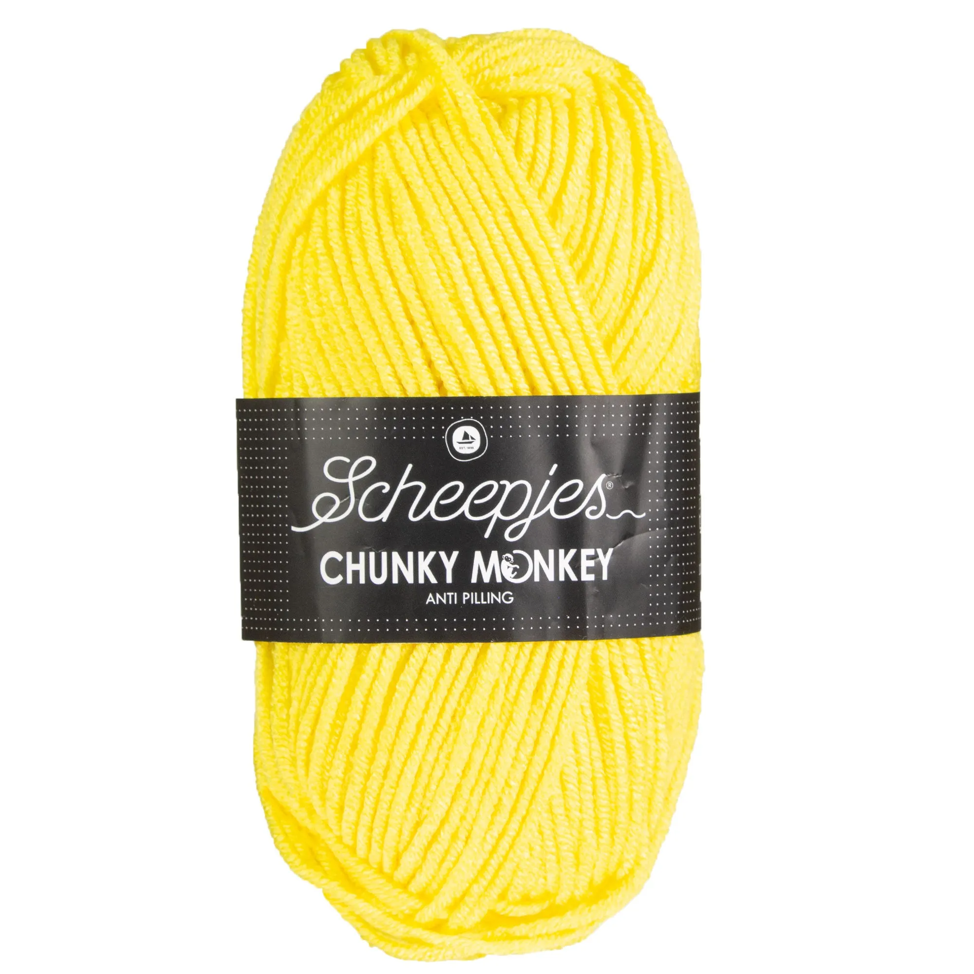 Scheepjes Chunky Monkey Yarn - 1263 Lemon