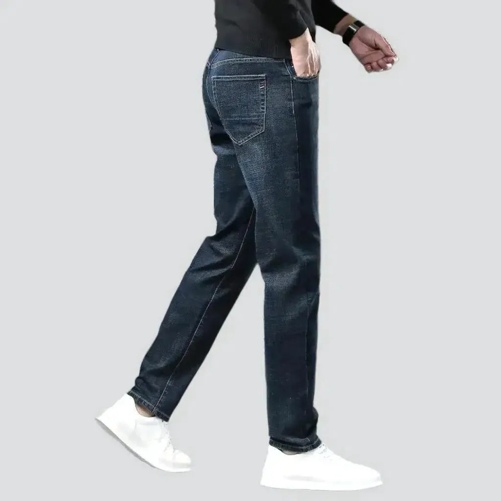 Stretchy whiskered jeans
 for men