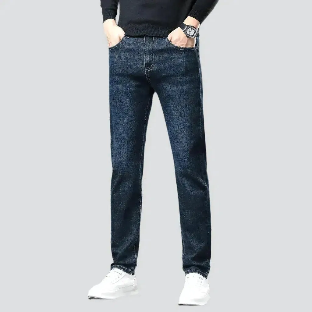 Stretchy whiskered jeans
 for men