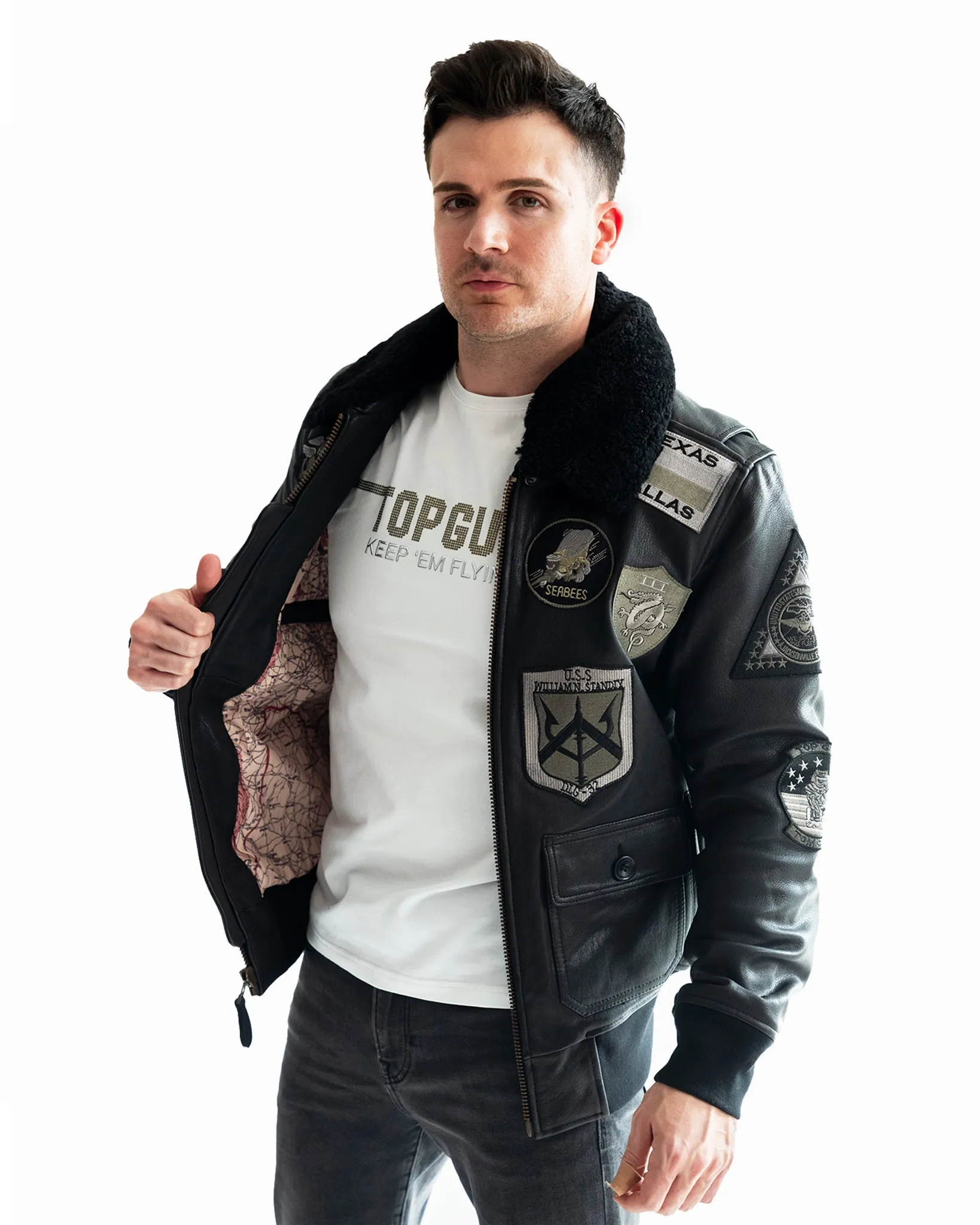 TOP GUN® OFFICIAL SIGNATURE SERIES LEATHER JACKET 1.0