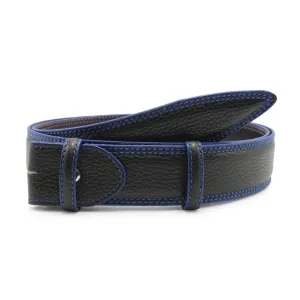 Tumbled Contrast Stitch Bogart Welt Belt Strap