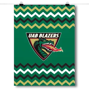 UAB Blazers - Chevron Poster