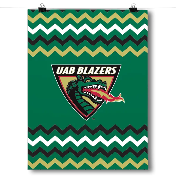 UAB Blazers - Chevron Poster