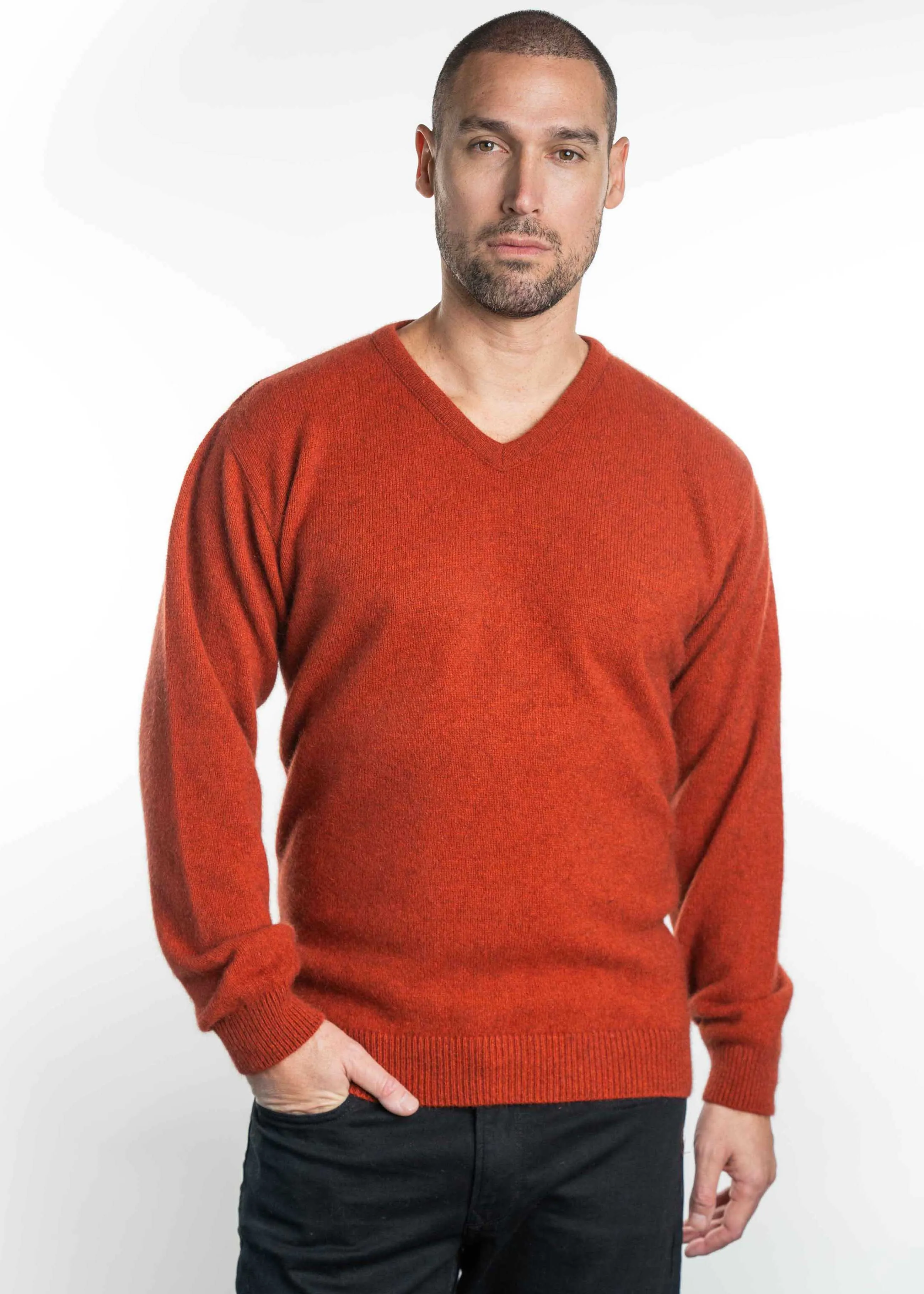 V NECK JUMPER