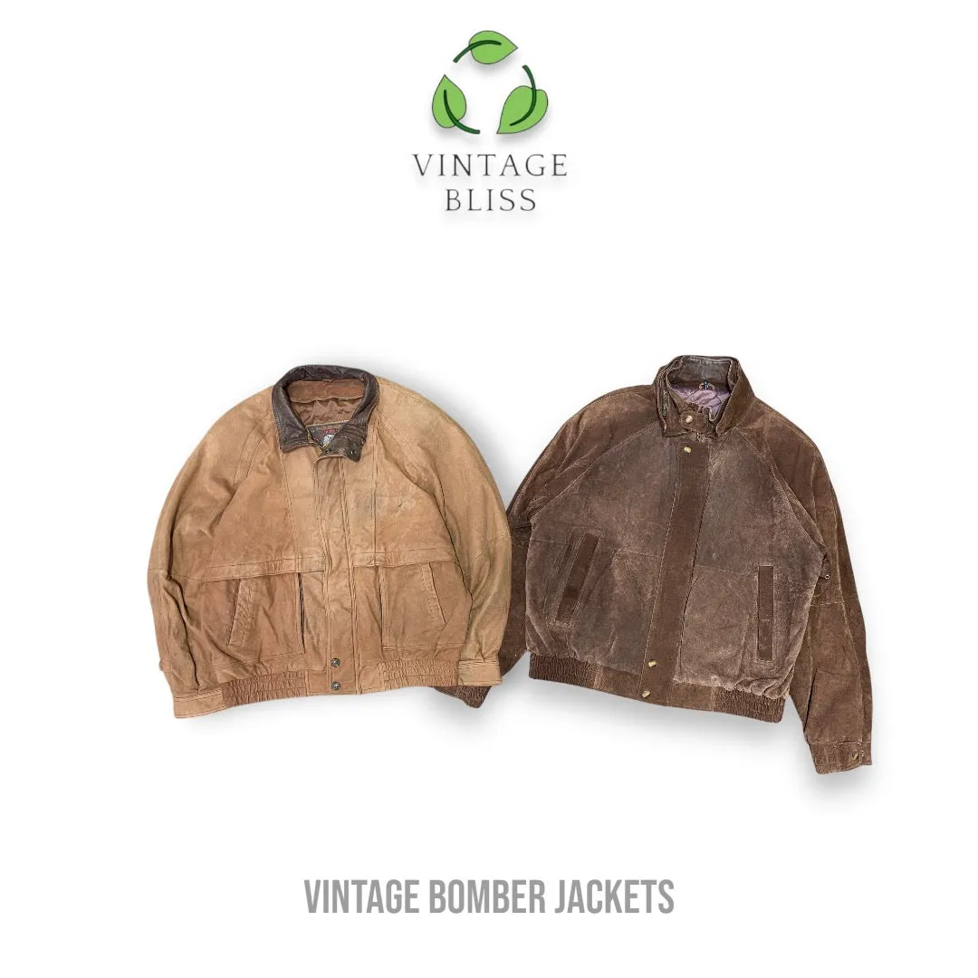 Vintage Bomber Leather Jackets