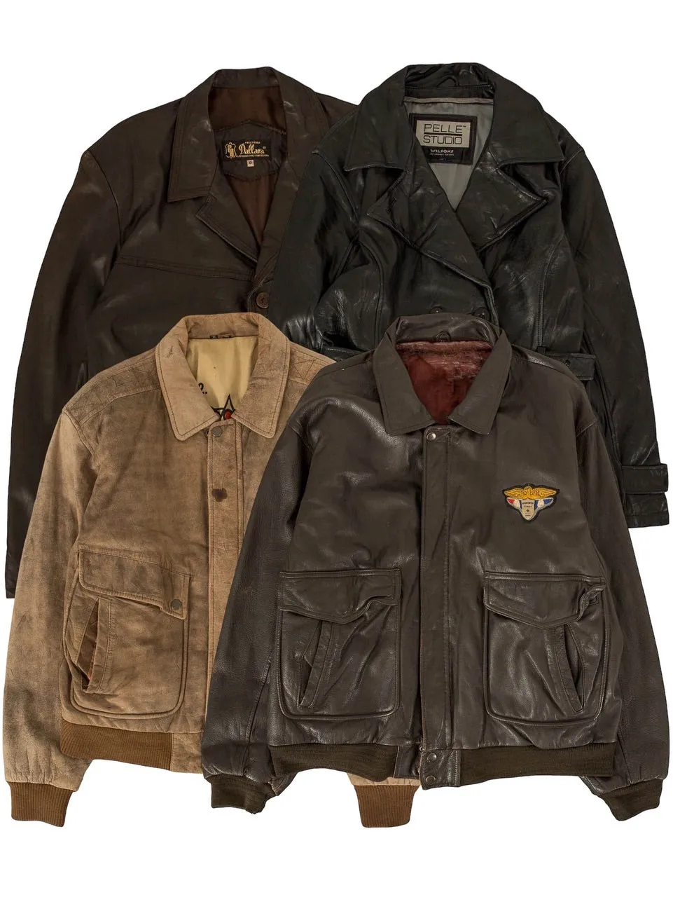 Vintage Leather Jackets (20 pcs)